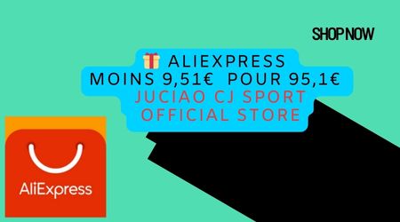 Économisez davantage 9,51€ de réduction sur vos achats de 95,1€ Juciao CJ Sport Official Store