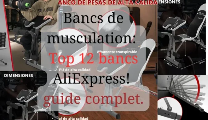 l'Image contient Banc de musculation multifonction avec haltères, barre de traction et support squat pour un entraînement complet à domicile.