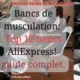 l'Image contient Banc de musculation multifonction avec haltères, barre de traction et support squat pour un entraînement complet à domicile.