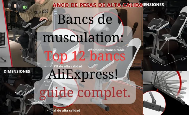 l'Image contient Banc de musculation multifonction avec haltères, barre de traction et support squat pour un entraînement complet à domicile.